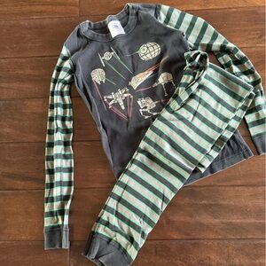 Hanna Andersson Dark Gray Star Wars Pajamas